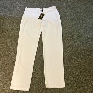 Sun Woo white light weight pull on pant. Size small